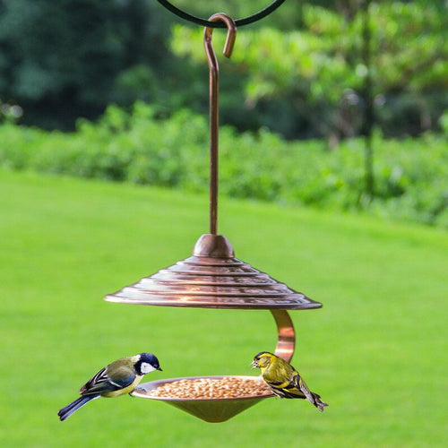 A1 Bird supplies outdoor villa balcony bird food bird feeder feed trough metal automatic cutting AP927949