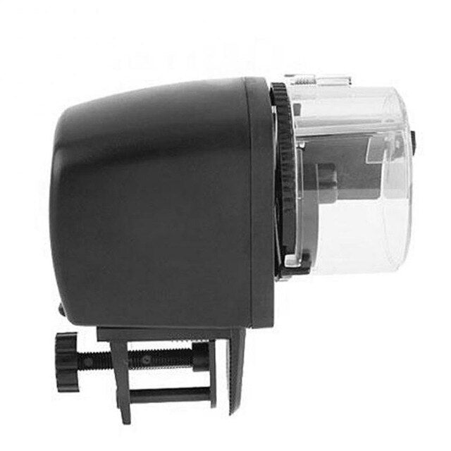 65mL Digital Automatic Aquarium Fish Food Feeder Aquarium Fish Tank Auto Feeders LCD Indicates Timer Feeding Dispenser