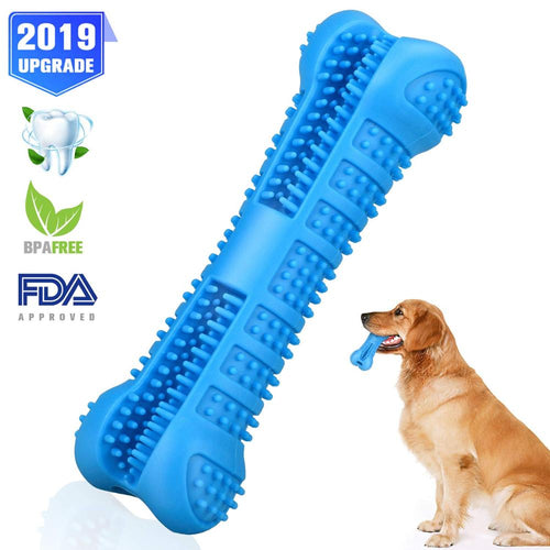 Dog Toothbrush Toy Silicone Dog Chew Toys Pet Molar Tooth Cleaner Brushing Stick Doggy Puppy Dental Care Dog Toy Accessories