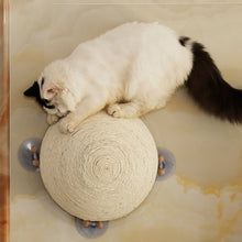 Load image into Gallery viewer, New Cat Toy Half Ball Cat Scratcher Sisal Scratching Domed Ball with Window Suckers Cat Perch On Window Wall for Cat