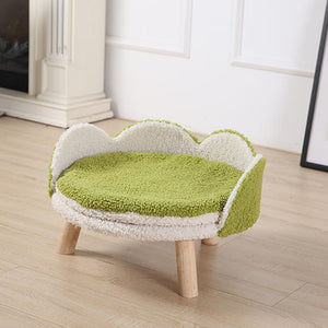 Winter Warm Soft Comfortable Cat Nest Cute Velvet Kitten Cushion Puppy Cozy Sleeping Medium Dog Bed Stylish Supplies Pet Bed