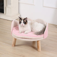 Load image into Gallery viewer, Winter Warm Soft Comfortable Cat Nest Cute Velvet Kitten Cushion Puppy Cozy Sleeping Medium Dog Bed Stylish Supplies Pet Bed