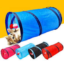 Load image into Gallery viewer, Cat Interactive Toy Toys For Cats Cat Supplies Cats Products For Pets Funny Pet Tunnel Collapsible Crinkle Kitten Toy Dog Tunnel