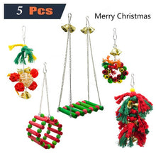 Load image into Gallery viewer, 8Pcs Bird Toys Parrot Toys, Bird Swing Chewing Hanging Perches for Love Birds Budgie Cockatiels Macaws Parakeets Conure Finches