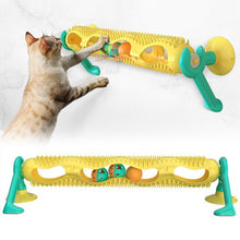 Load image into Gallery viewer, Cat Educational Toys Track Ball Glow Mint Ball Cat Toy Long Turntable Pet Supplies
