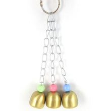 Load image into Gallery viewer, Pet Products Bird Supplies Parrot Toys Diy alloy long 20cm Swing Bell String toy 2 pc/lot