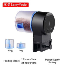 Load image into Gallery viewer, Automatic Feeder Aquarium Goldfish Smart Timing Auto Fish Feeder Timer Food Feeding 8/12/24 hours Timer Feeding koi