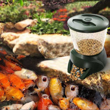 Load image into Gallery viewer, 4.25L Automatic Pond Fish Feeder Fish Food Dispenser Digital Aquarium Timer Feeder Tank Food Feeding Machine Auto Fish Feeder